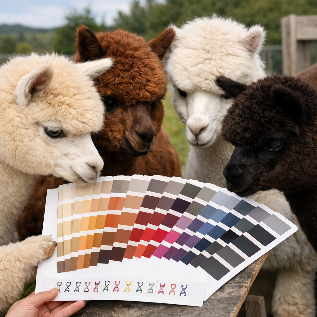 Artikkelbilde til artikkelen DNA-fargetesting for alpakka
